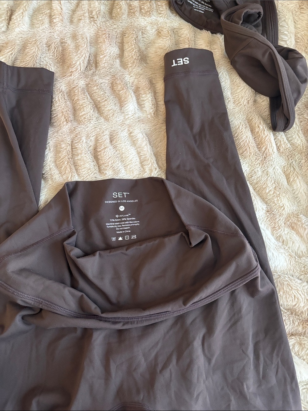 SET Branded Activewear brown legging